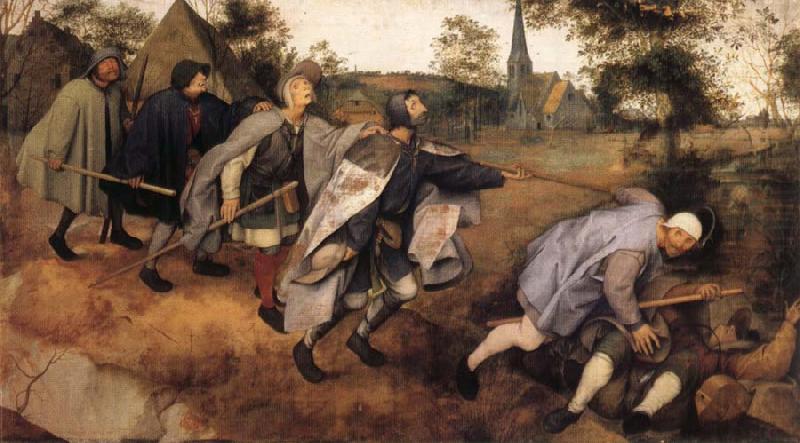 Parable of the Blind Leading the Blind, BRUEGEL, Pieter the Elder